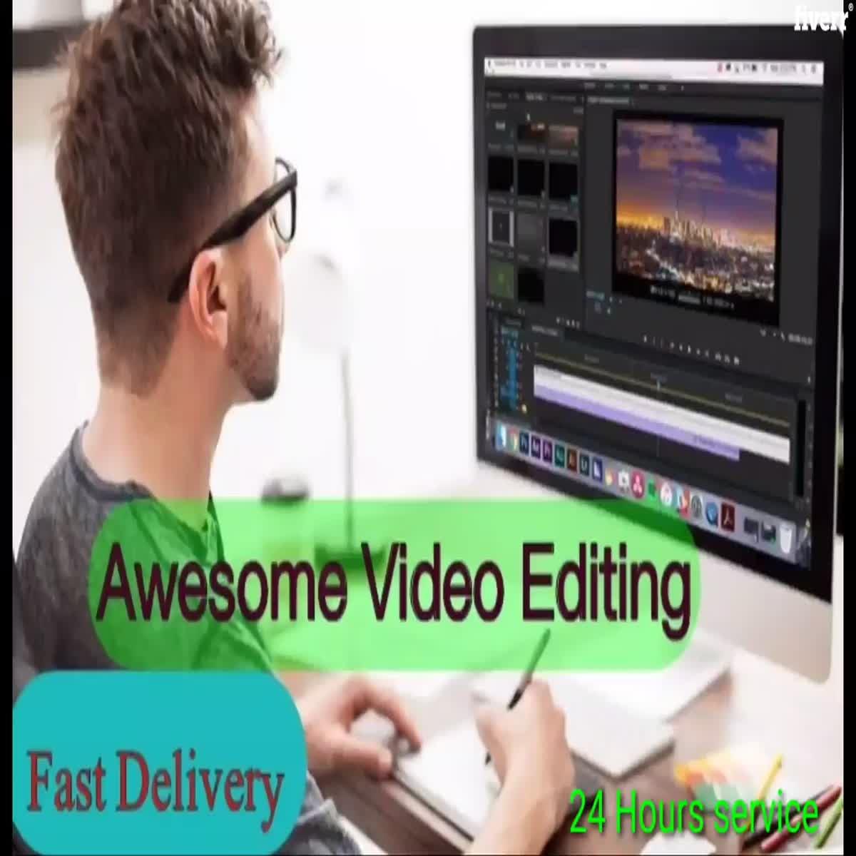  I will do awesome video editing and YouTube video editing 