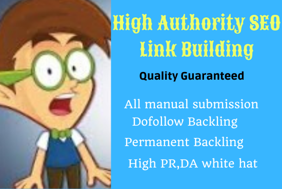 I will do organic High quality PR,DA SEO link building