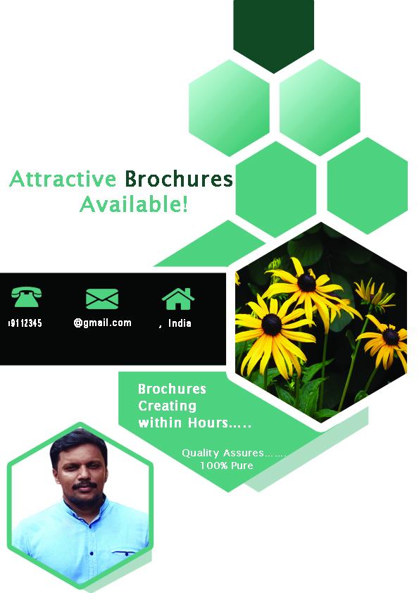 I will design brochures at reasonable price with unlimited revisions