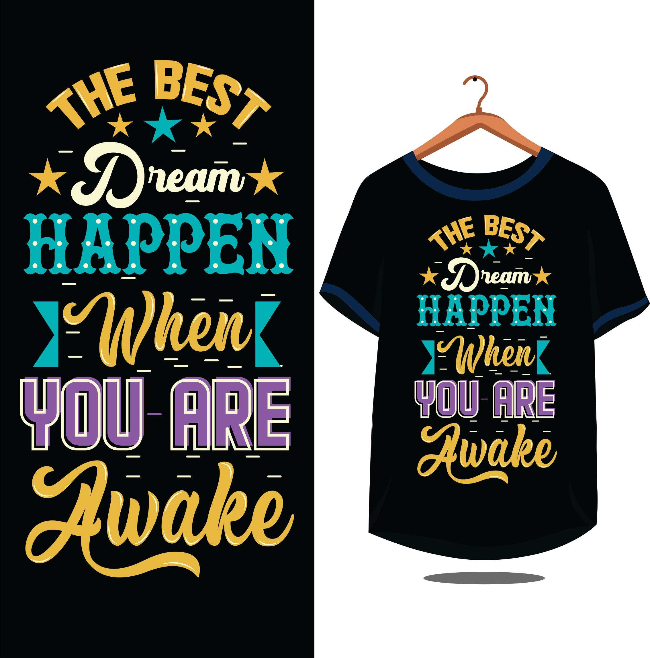 I will design an unique and professional t shirt with your choice