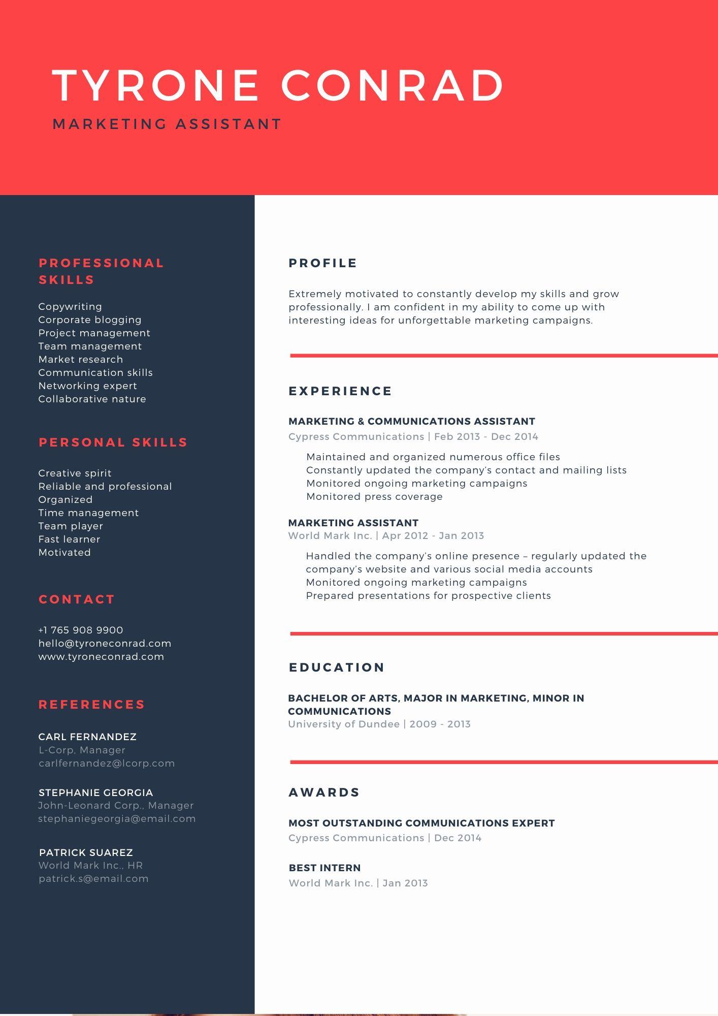 I can design your creative and impressive resume 