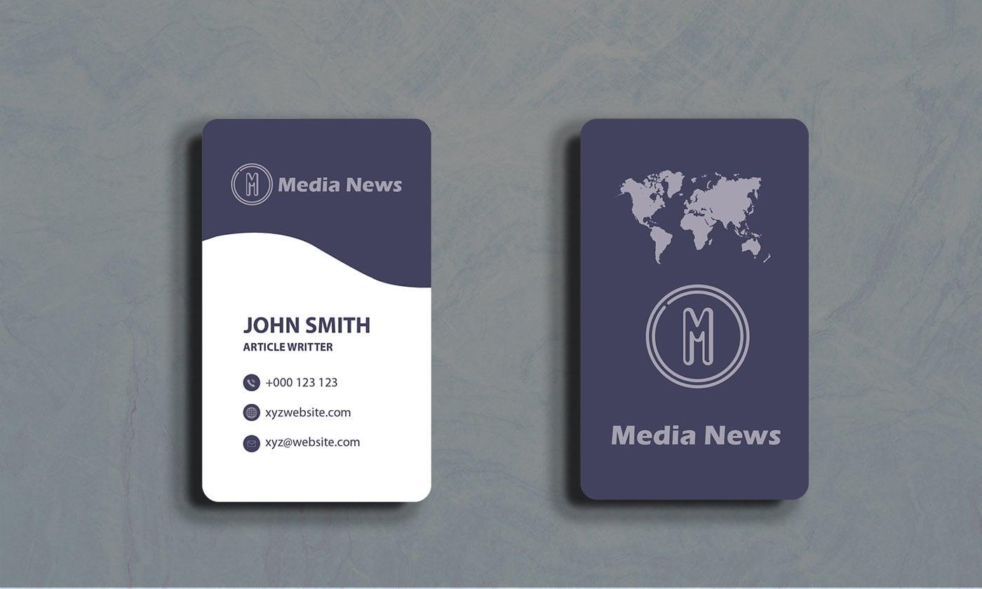 I will create professional business card 