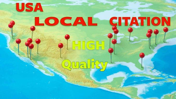 I will do top 100 USA local citations for local seo