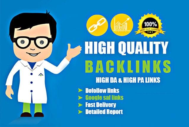 I will create 100 backlinks do follow with high da pa