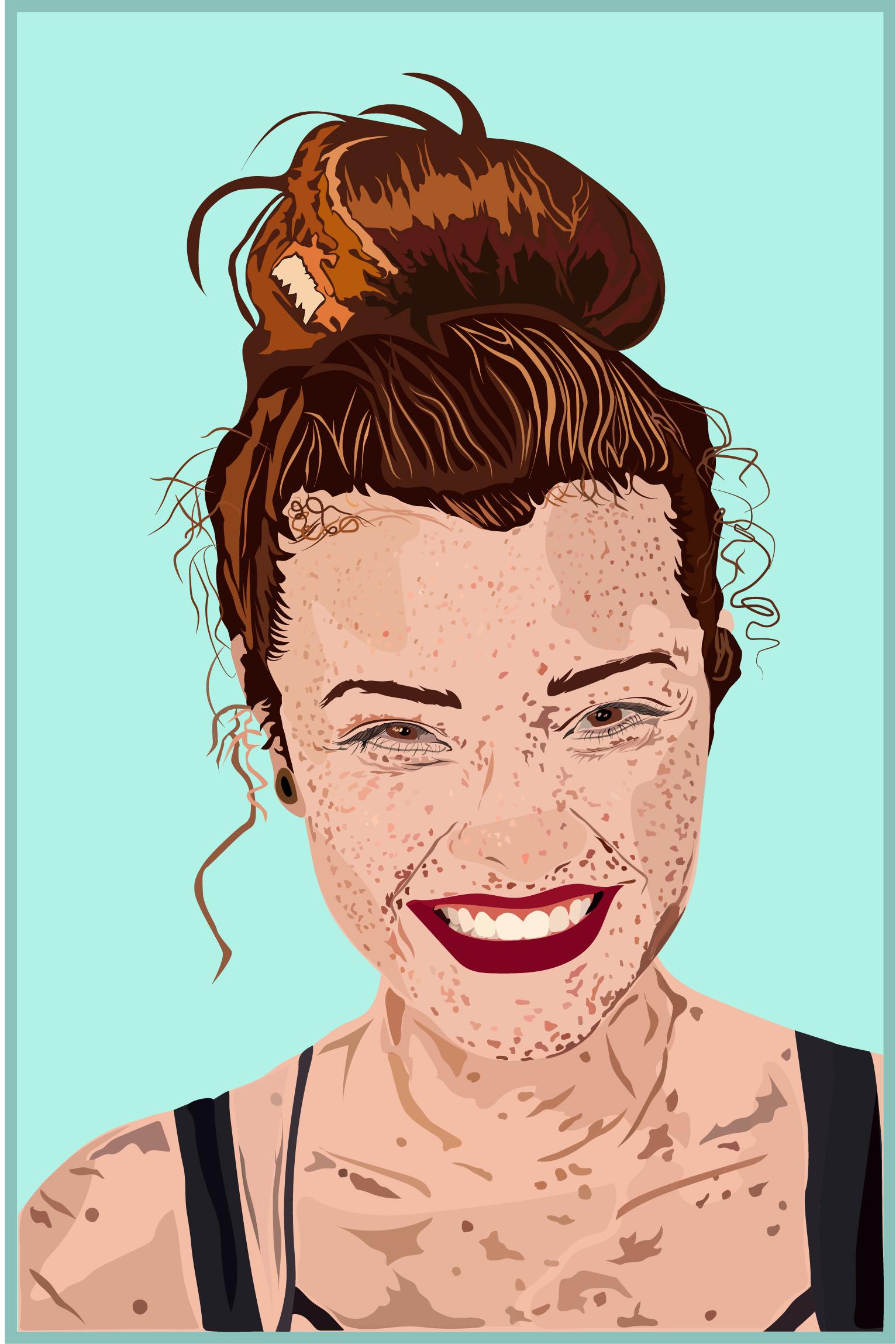 I will draw vector portrait of you and your family from a photo