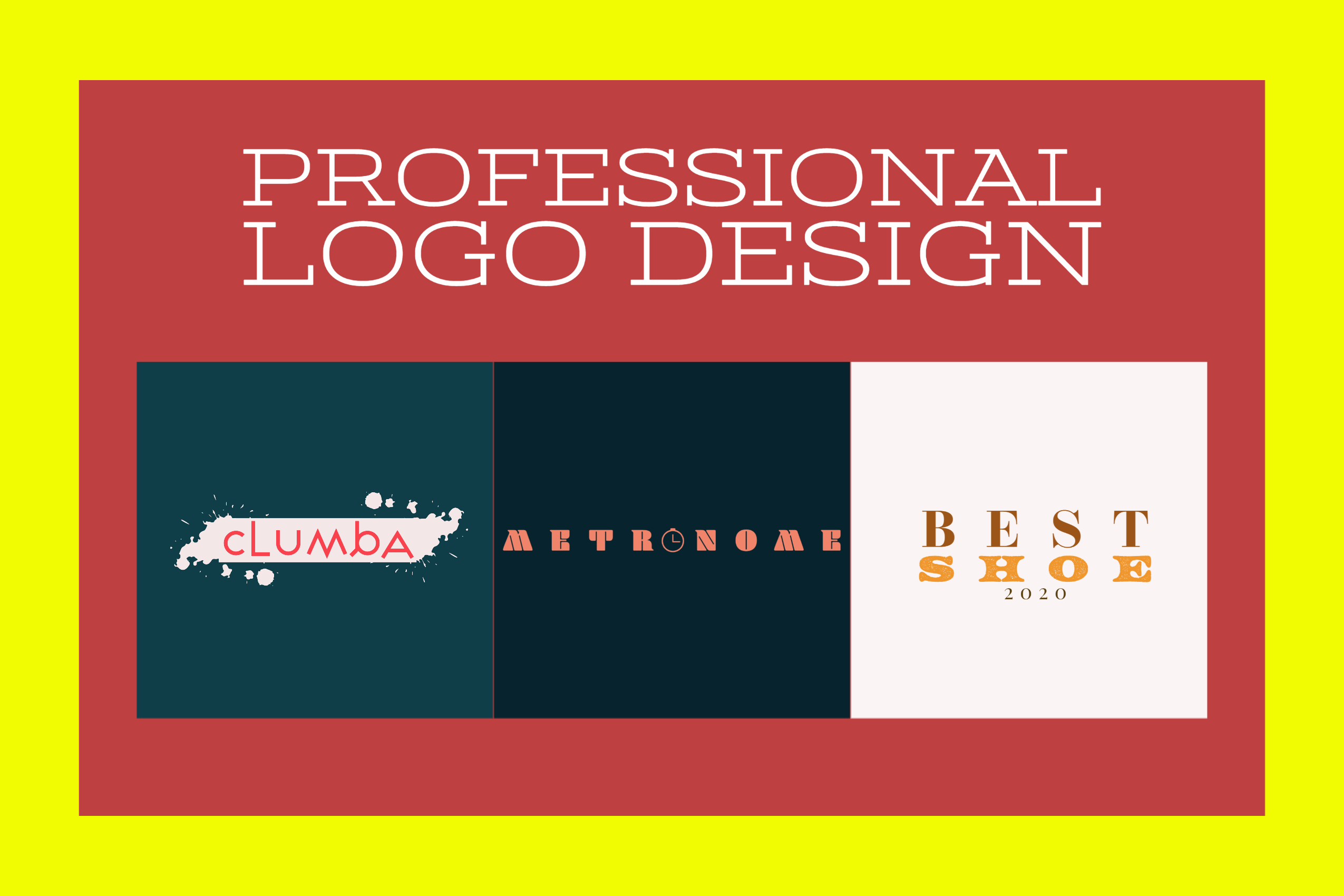 1 Professional and minimalist logos in 24h 