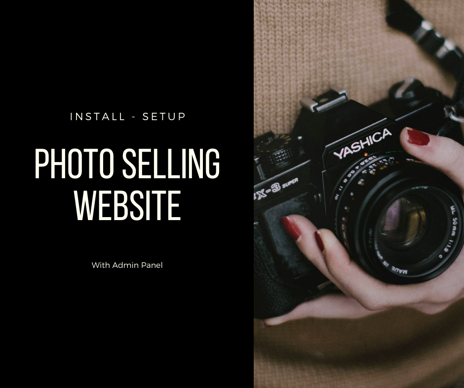 Full Photo Selling Website with admin panel