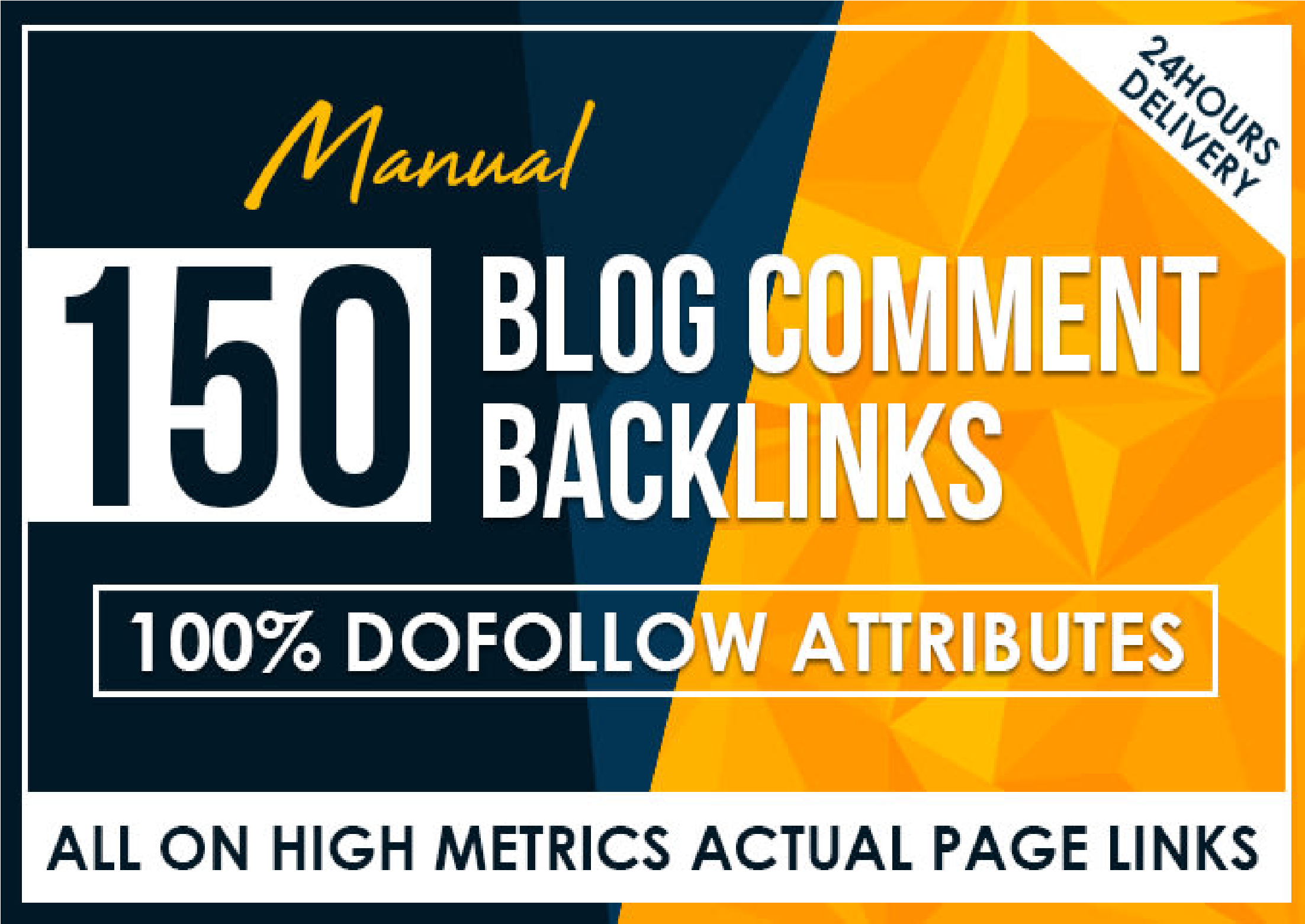 i will Provide 150 blog comments on high PA, DA backlinks