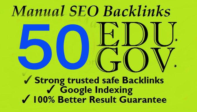 Create 30high authority edu gov backlinks