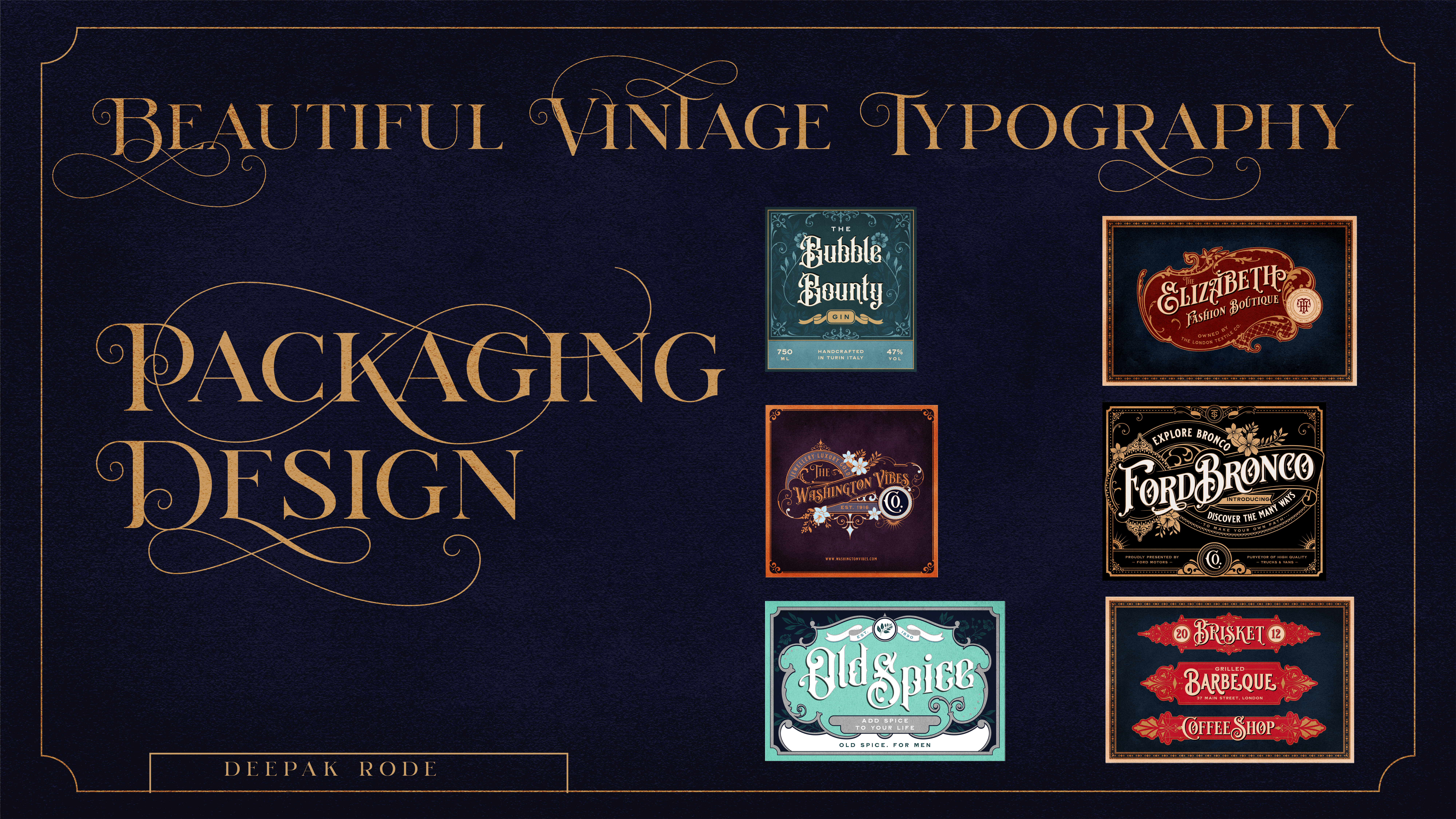 I will design a beautiful vintage typography logo