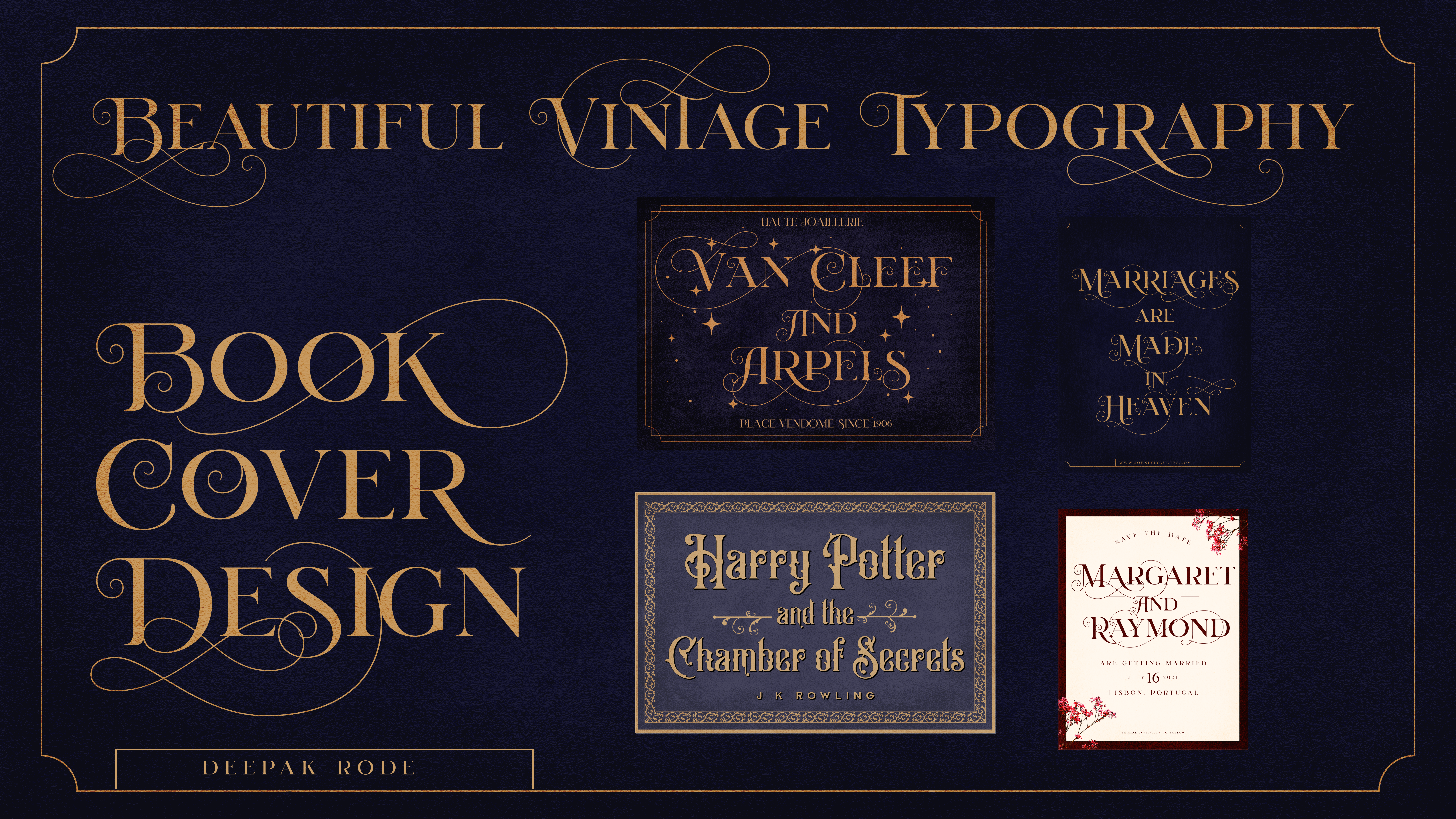 I will design a beautiful vintage typography logo