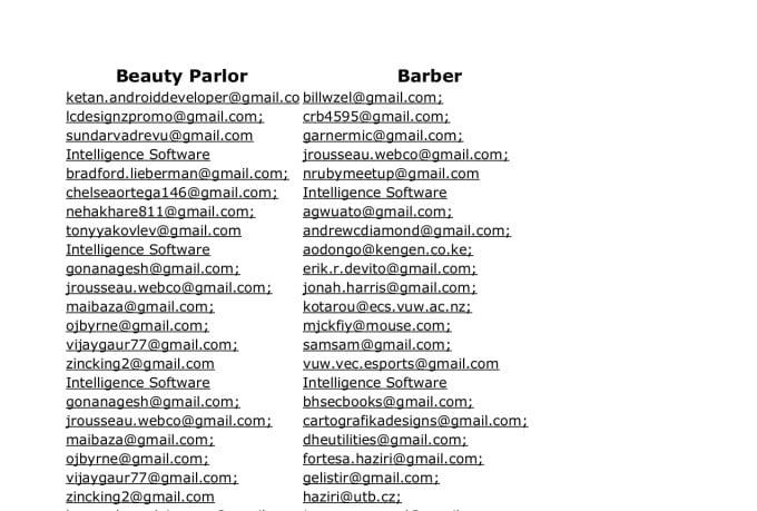  I will do targeted active Email list For Email Marketing