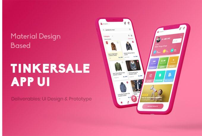 I Will Design Professional And Minimal UI\UX Design For Mobile 