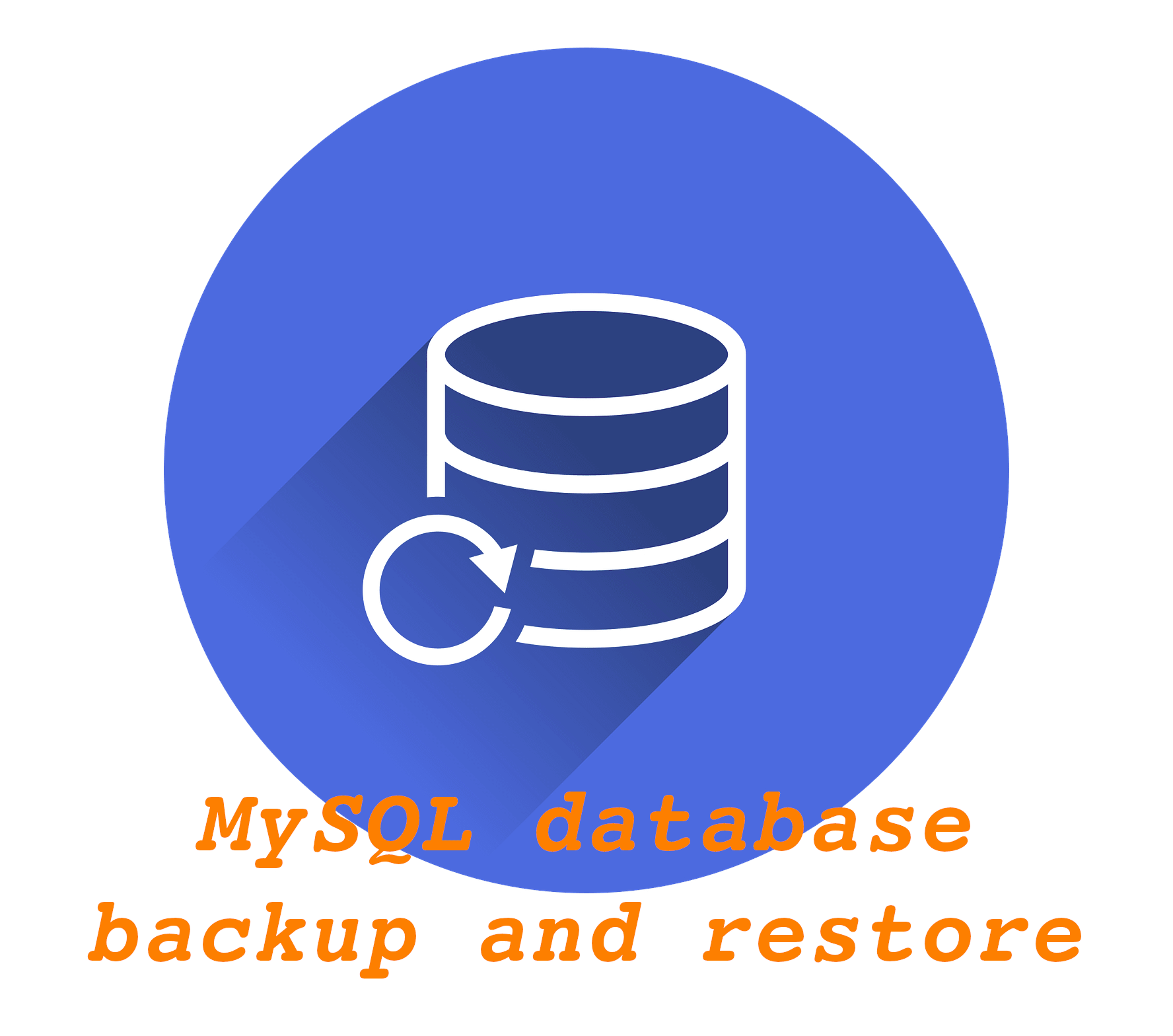I will do mysql backup and restore