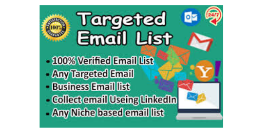 I will scrape Active Targeted emails from any Social media and Niche