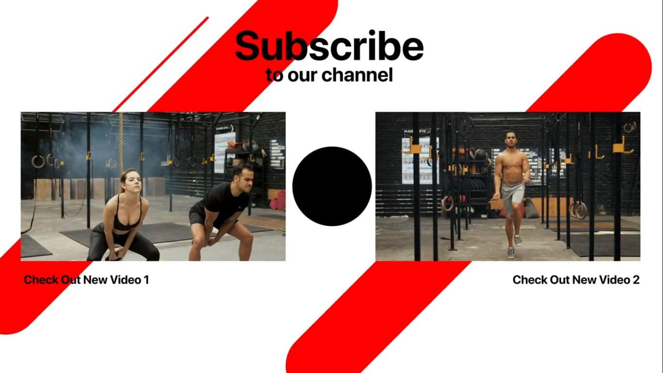 i will Design youtube End Screen,Outro and intro video within 12hr