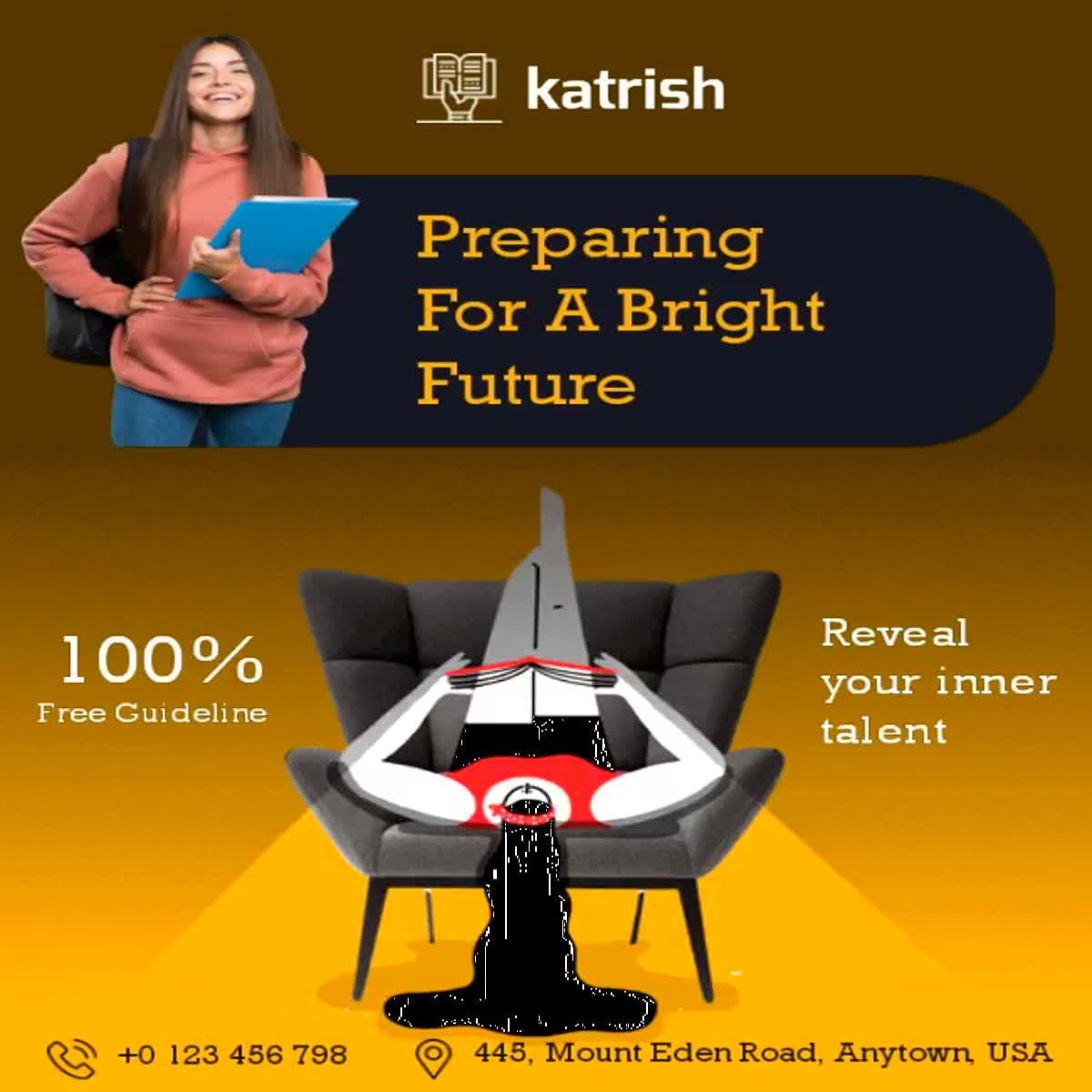 I will Make a professional video flyer or poster