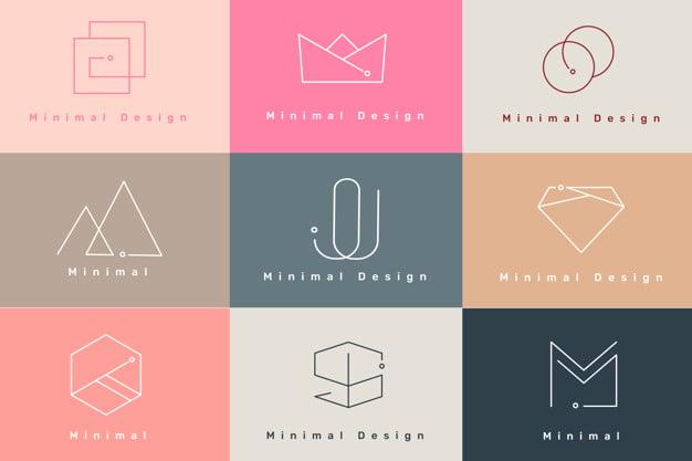 Graphic design of professional and creative logos