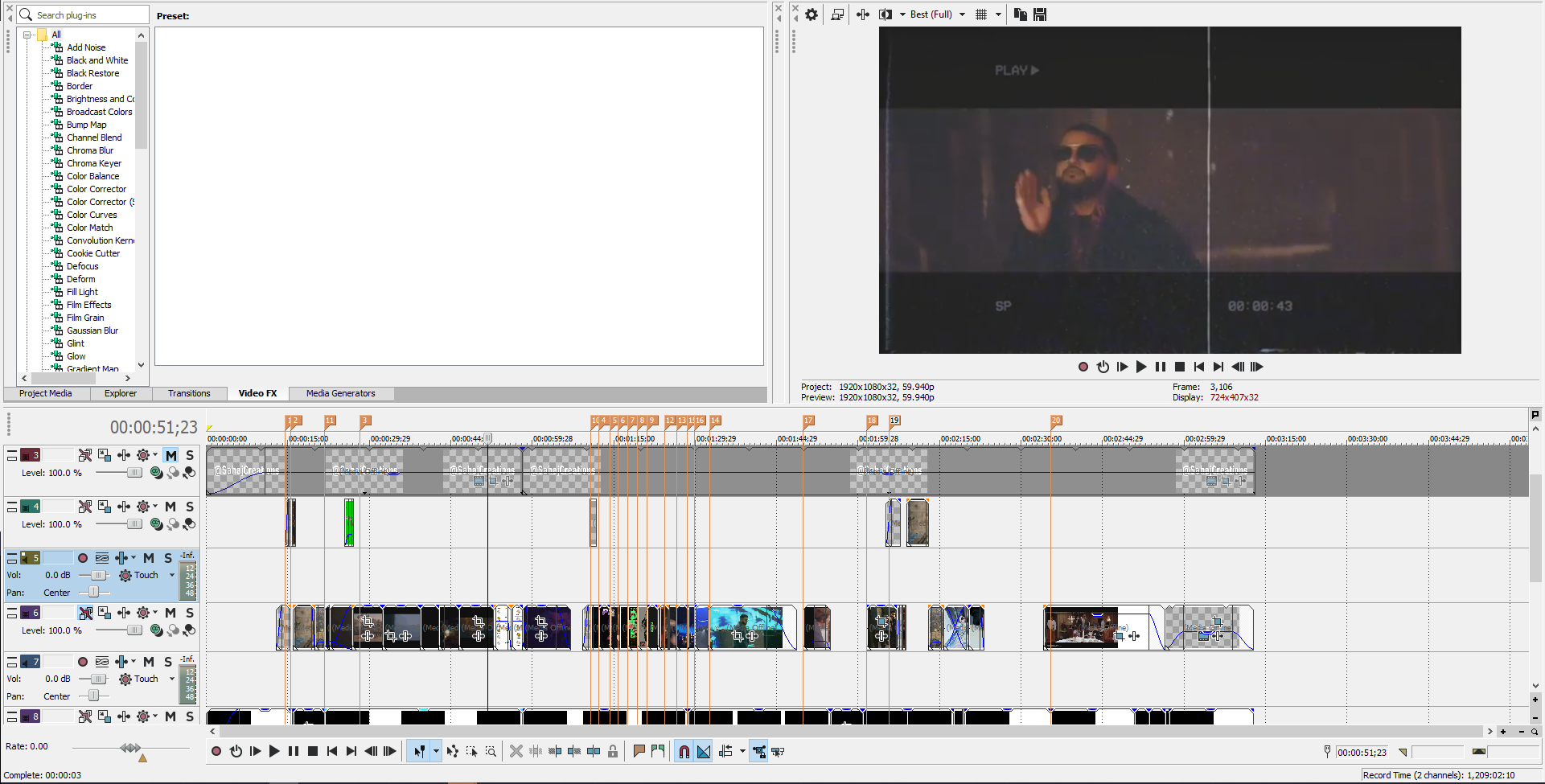Creative Vintage Retro Video Edit Can Be Used For Advertisments, Music Videos and More