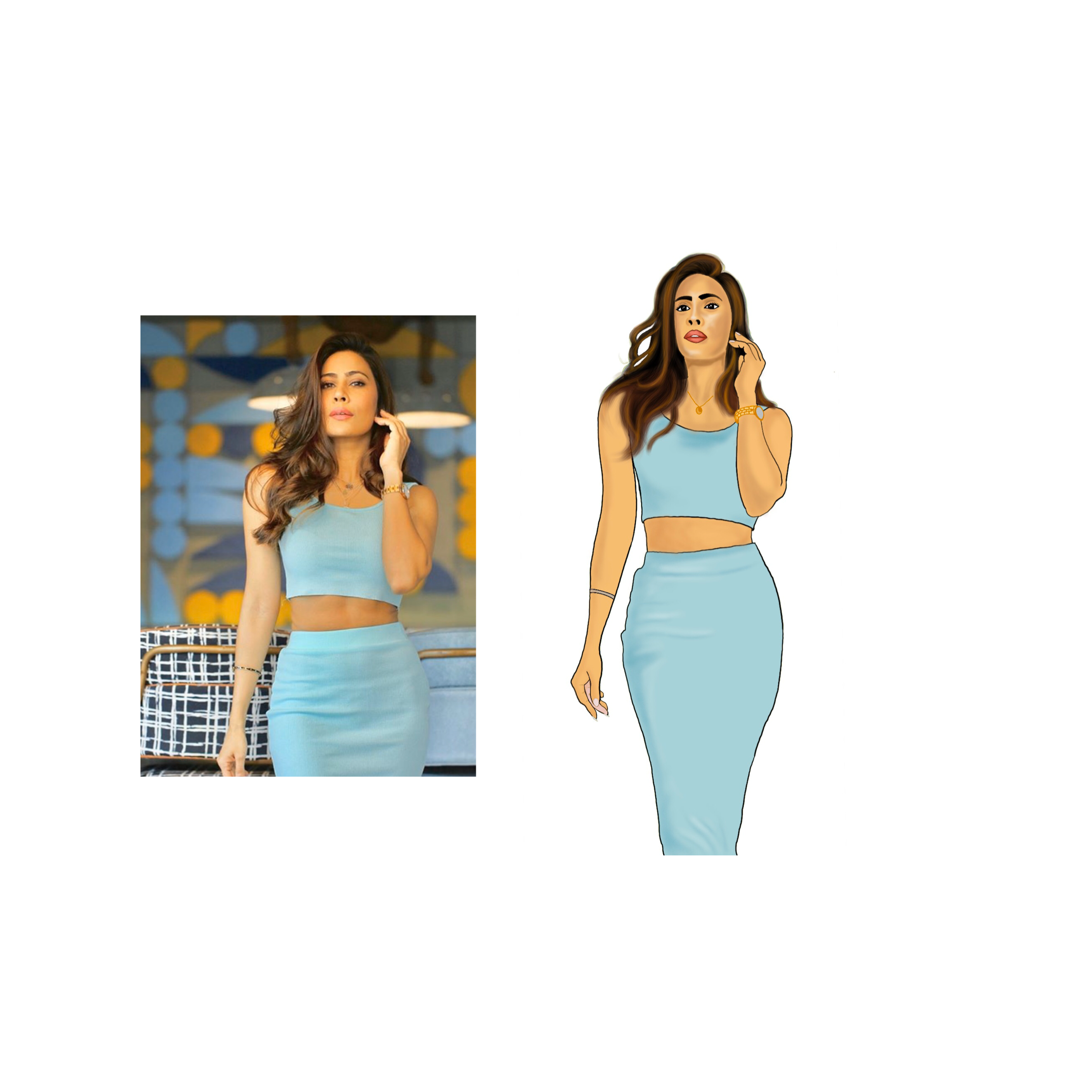 Get a Cartoon Sketch, Caricatures of yourself, (PS:- choose your background colour)