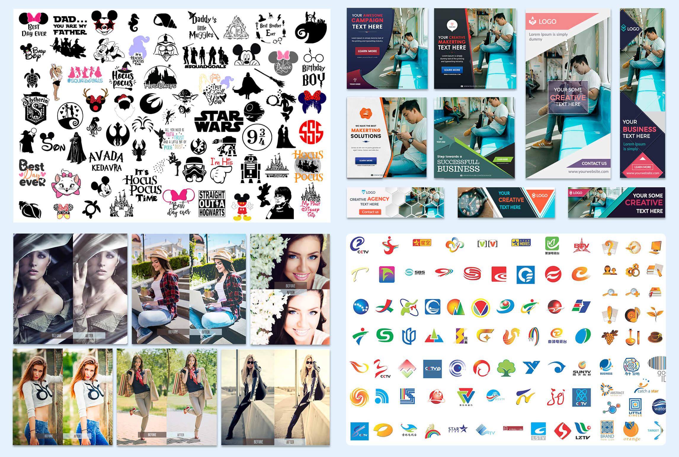 Graphics Templates Mega Bundle