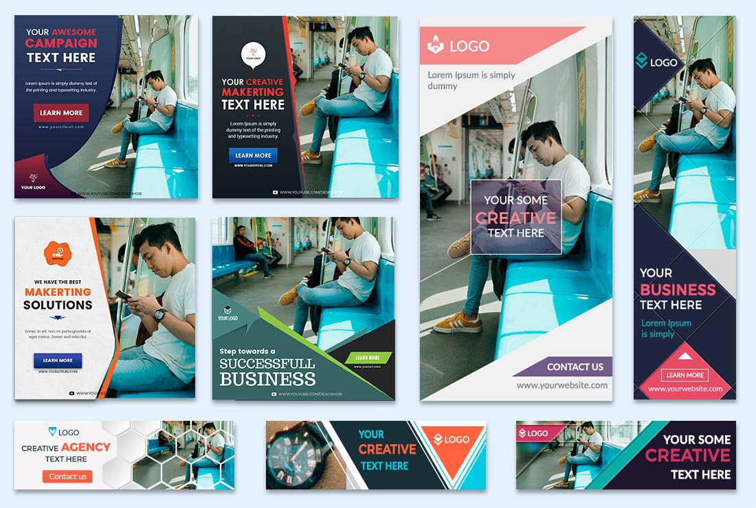 900 Google ads banner templates