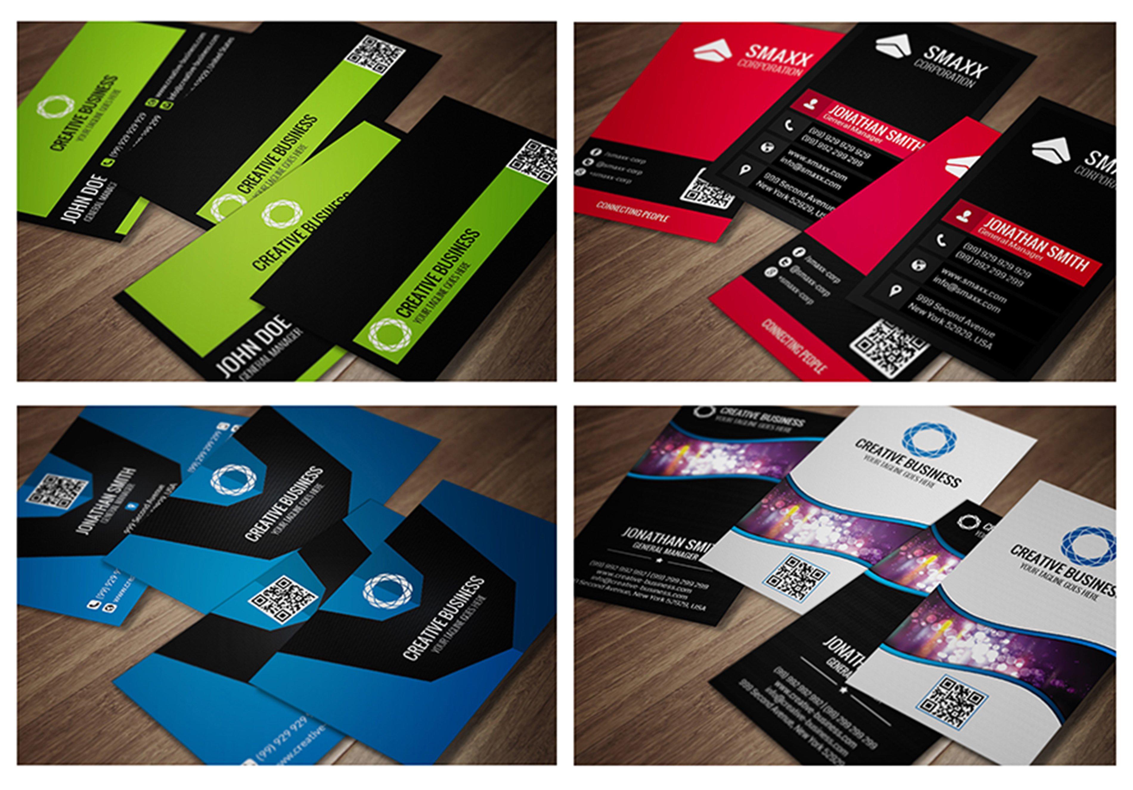 600 Business Card Templates PSD