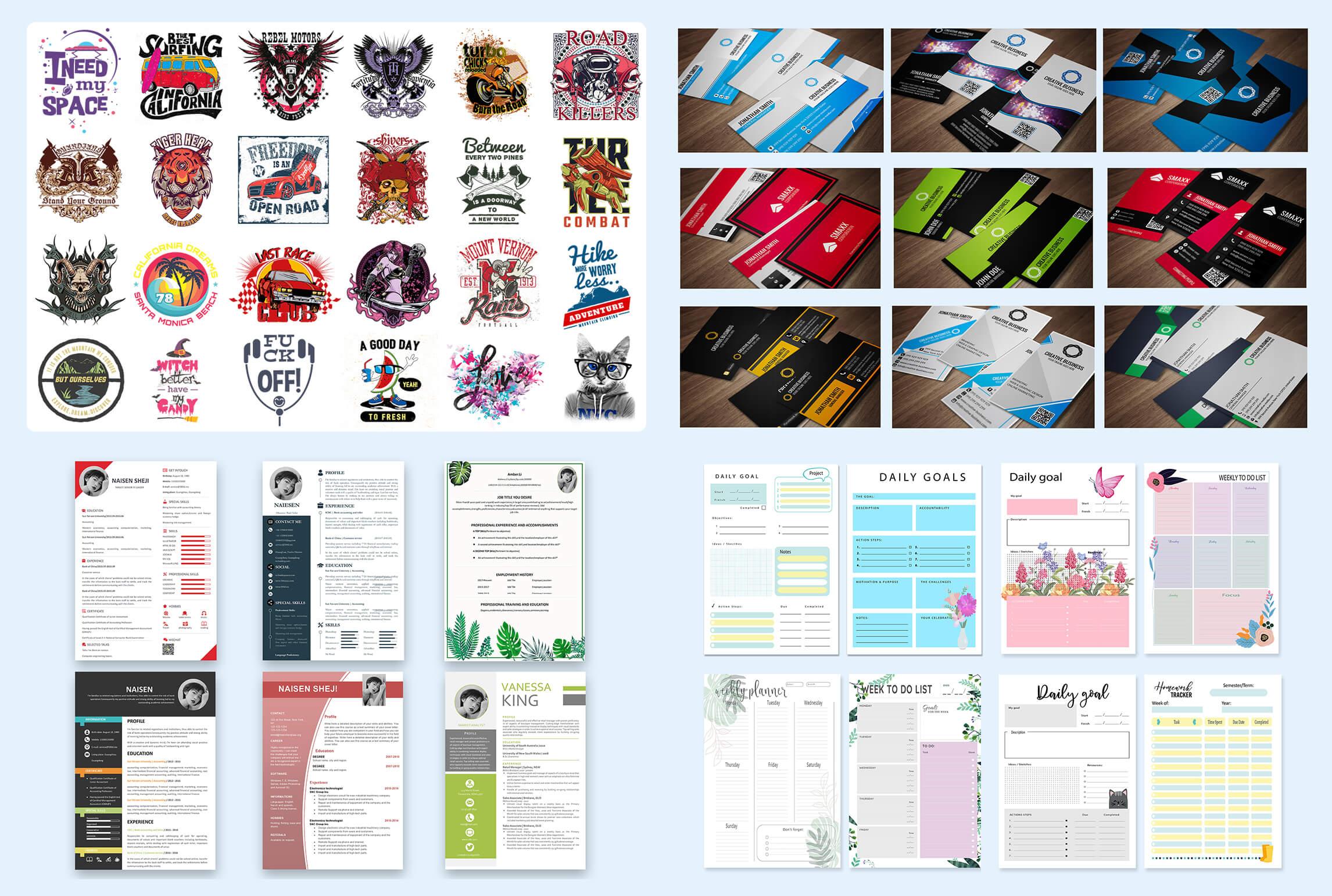 Graphics Templates Mega Bundle