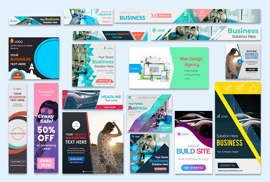 900 Google ads banner templates