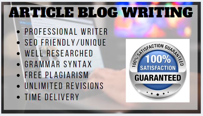 I will write SEO blog articles of 500 words for your blog within 24 hours.