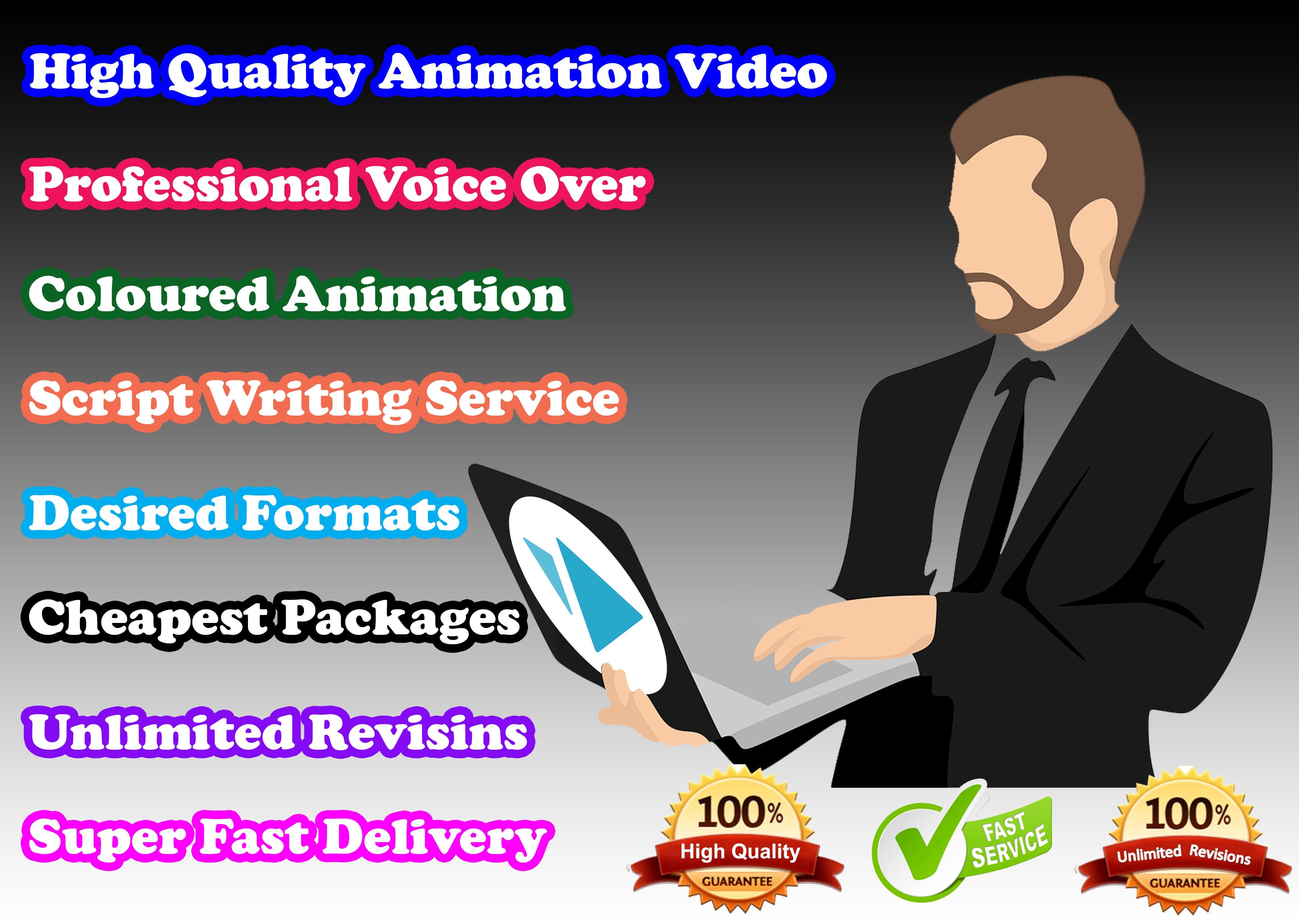 I will create a professional whiteboard animation video