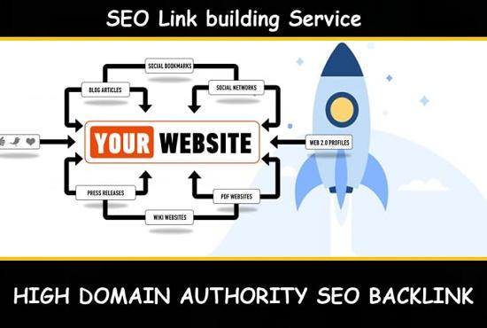 I will create 100 high da authority SEO backlinks,link building.