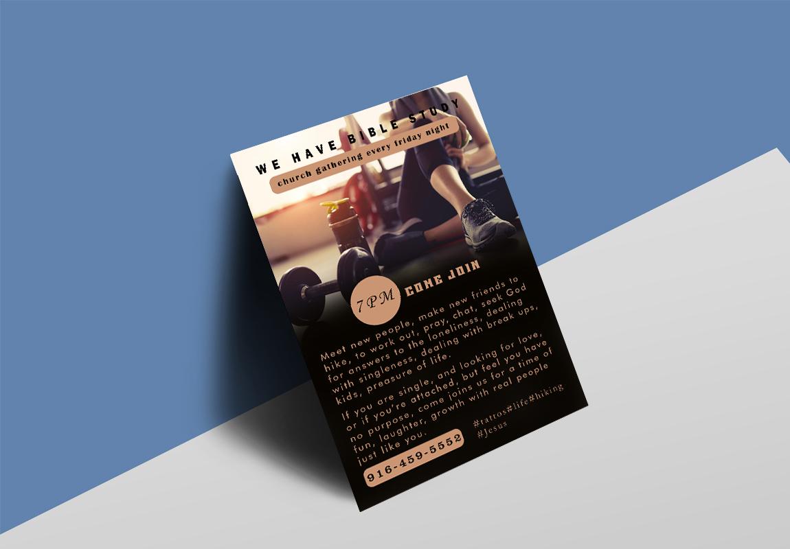 I will design a stunning flyer for you