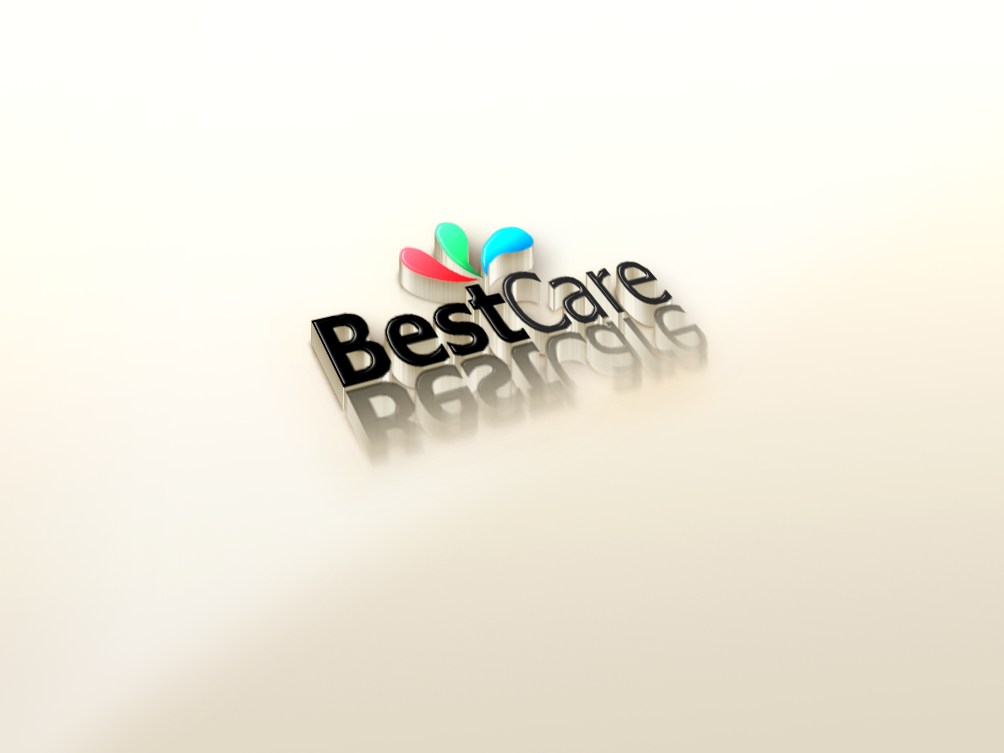 I will create modern logo with 3D mock up 