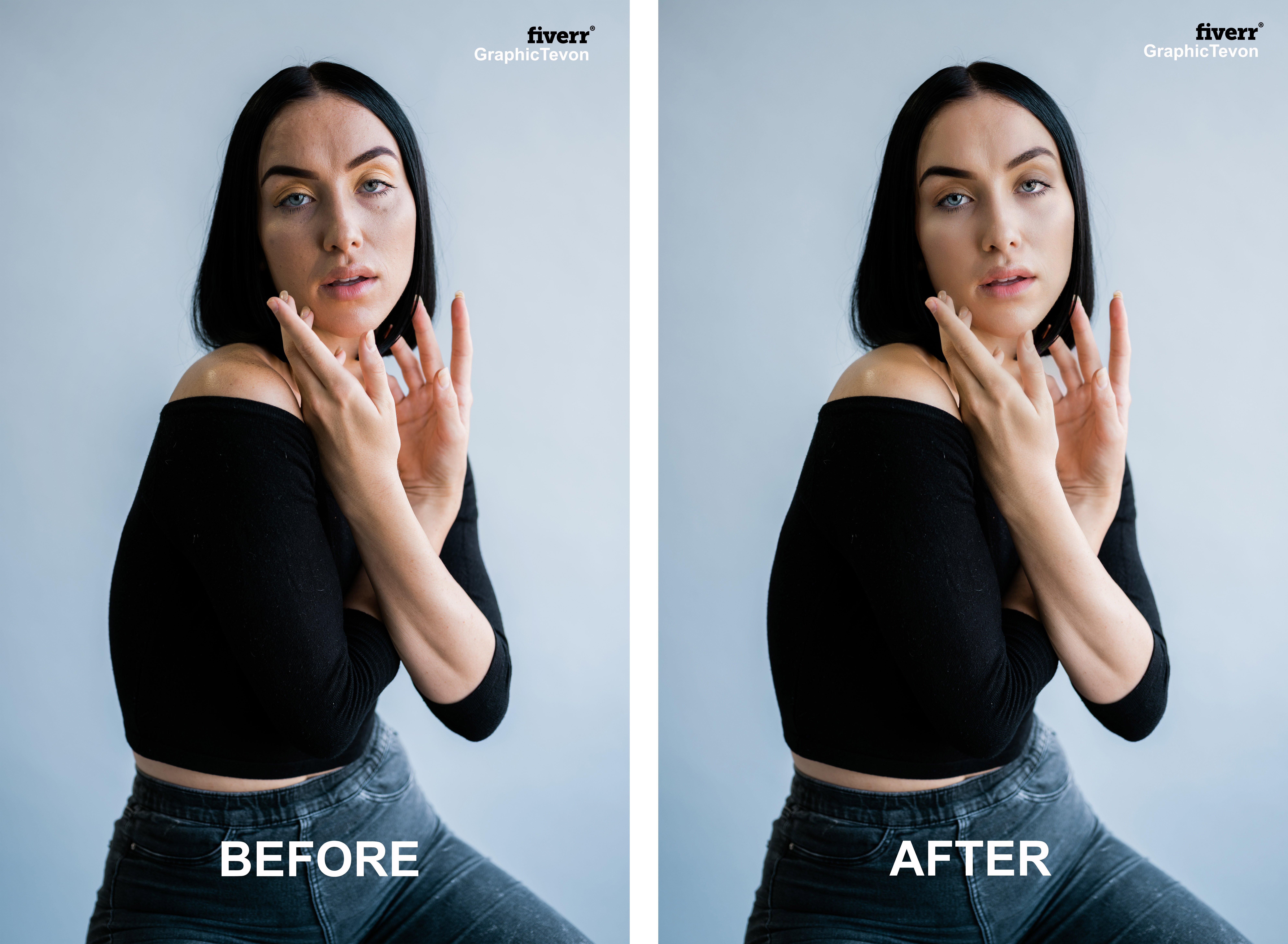 I WIll Retouch two of Your Photos In 20 Minutes Extra Fast