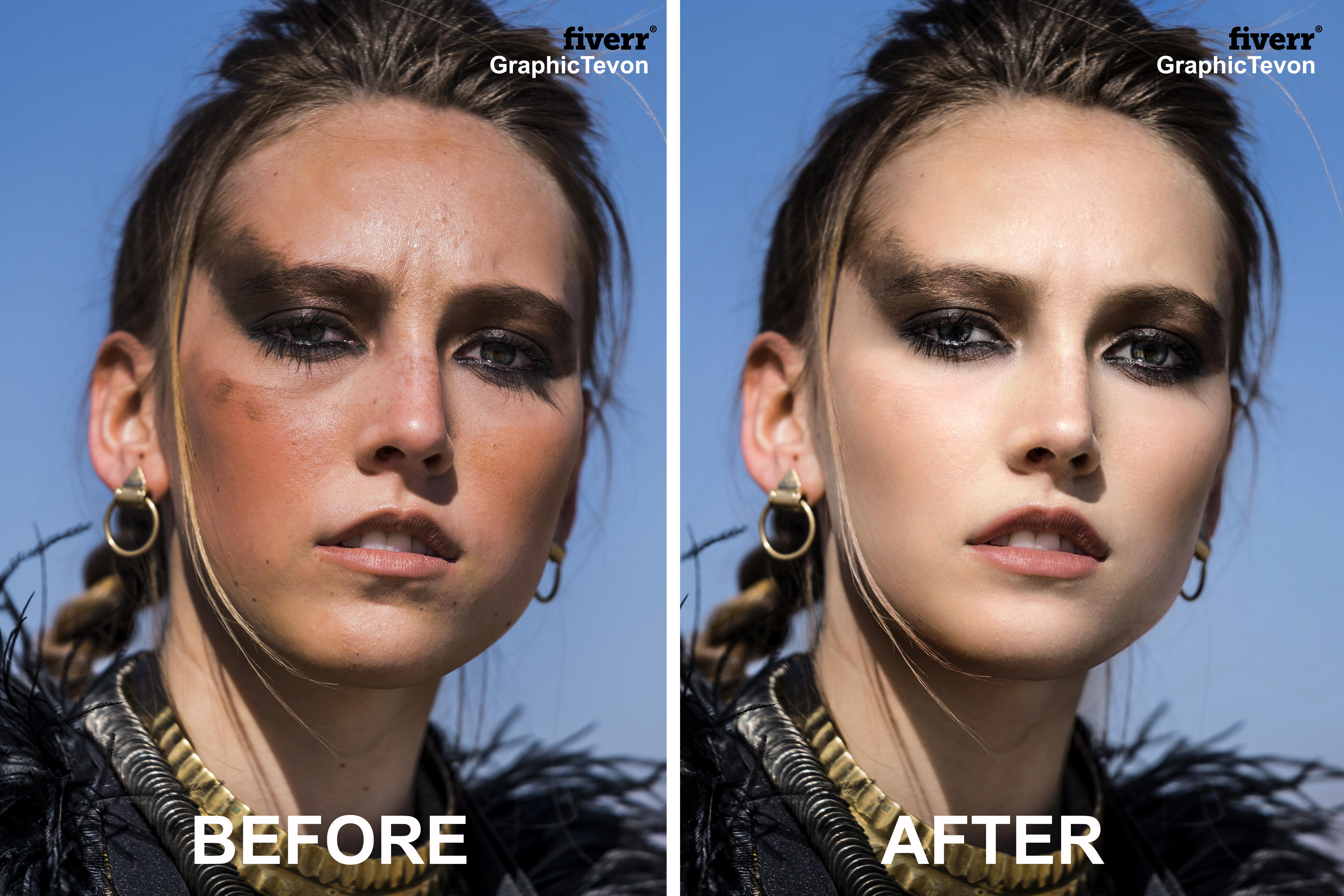 I WIll Retouch two of Your Photos In 20 Minutes Extra Fast