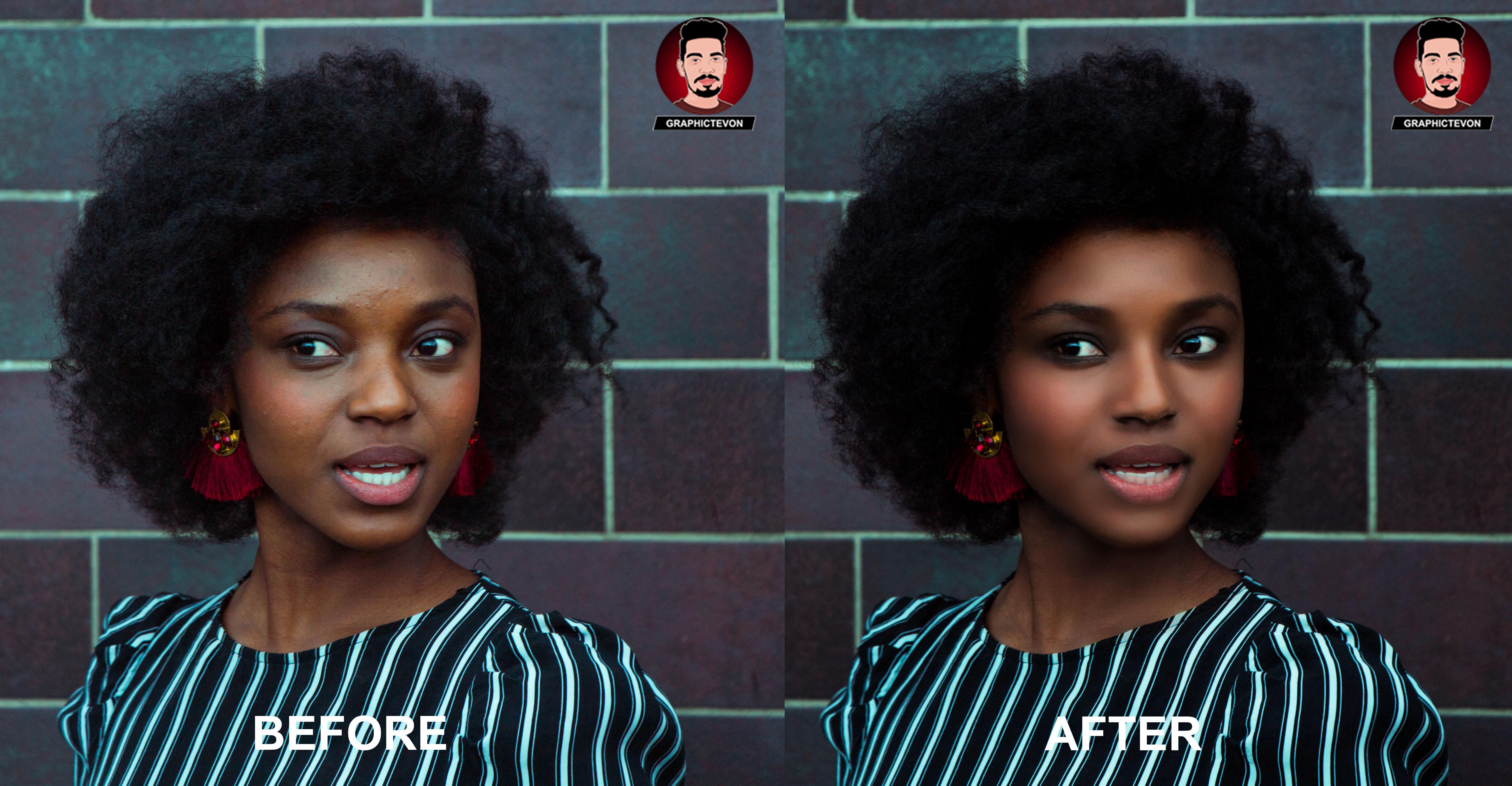 I WIll Retouch two of Your Photos In 20 Minutes Extra Fast