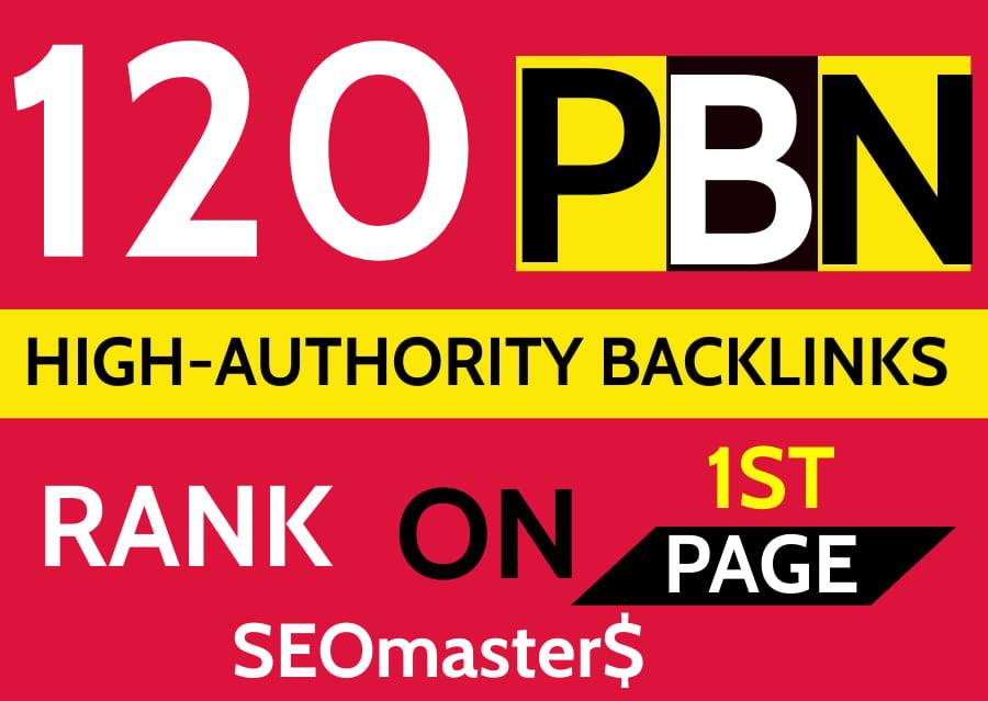  120 Permanent PBN DR 52 High Authority Homepage Backlinks - 2021 Highly Recommended