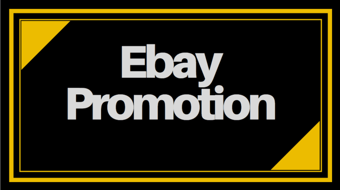 I will promote your ebay listing
