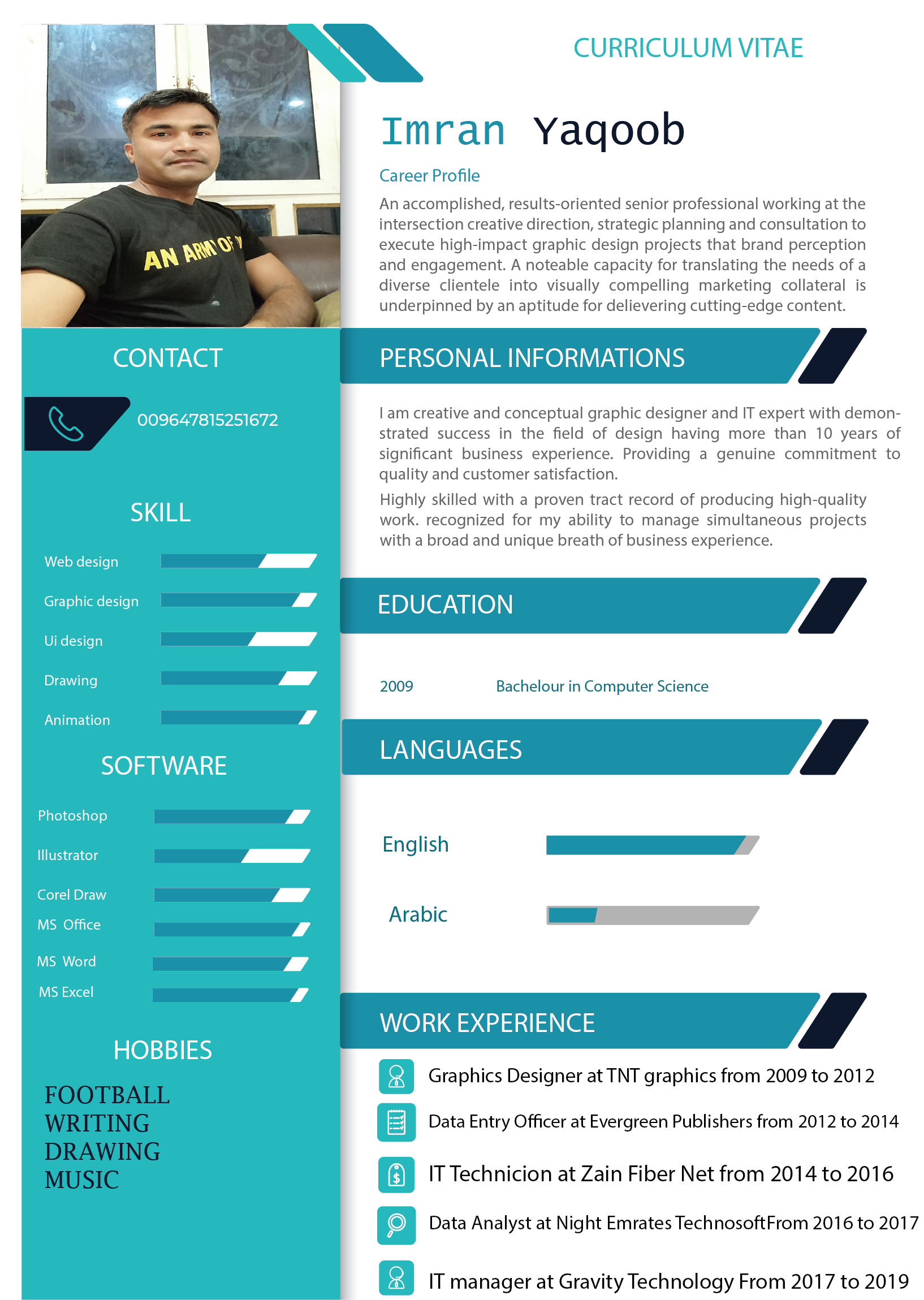 I will provide professional resume writing and CV design services