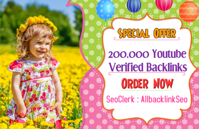 Build High Quality 200,000 Gsa Verified SEO YouTube Backlink To improve Ranking Your Video in Google