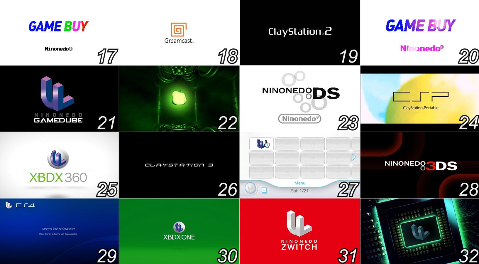 I will create home video TV game console startup screen intro animation 