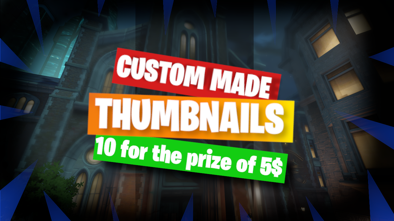 I will create youtube Gaming Thumbnails in 1 day!