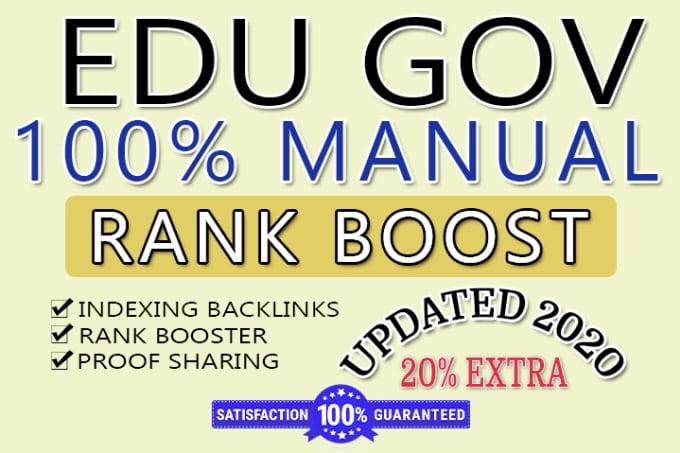 Create 50 highly anticipated domain seo friendly edu gov backlinks