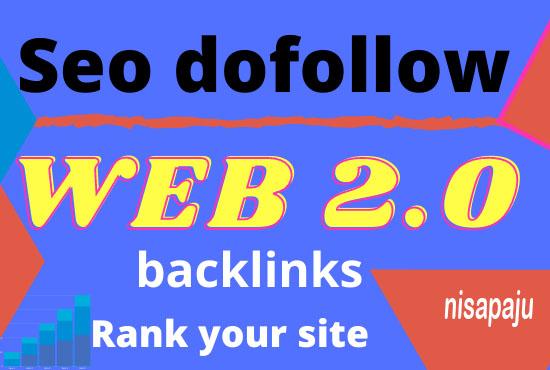 Create 30 high authority web 2.0 dofollow backlinks