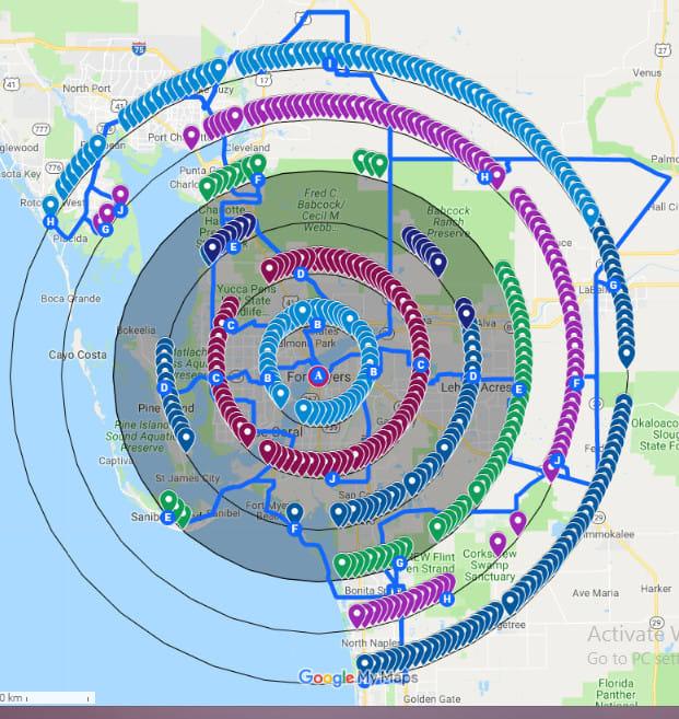 Create 1500 google point map citation with high da citations for local SEO
