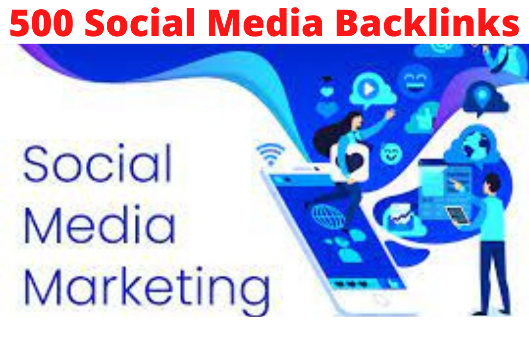 I will do 500 social media profiles for high DA30+ pr SEO backlinks