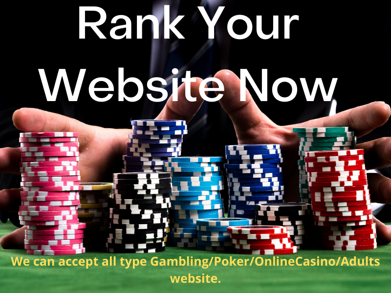 650 Poker and Sport Betting Gambling and adult and Casino Mix SEO Backlinks Service