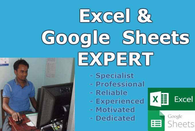 I will create, data entry, enhance, automate your excel spreadsheet
