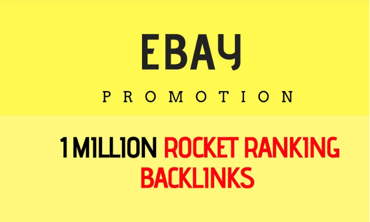 I will give your ebay SEO a boost with 1,000,000 gsa ser backlinks